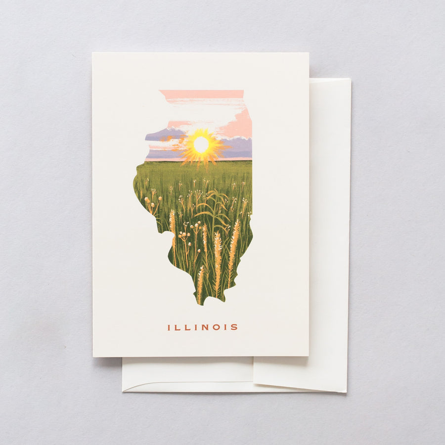 Illinois Prairie Greeting Card