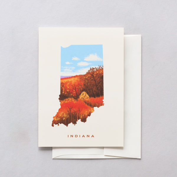 Indiana Brown County Greeting Card - 50 States of Beauty