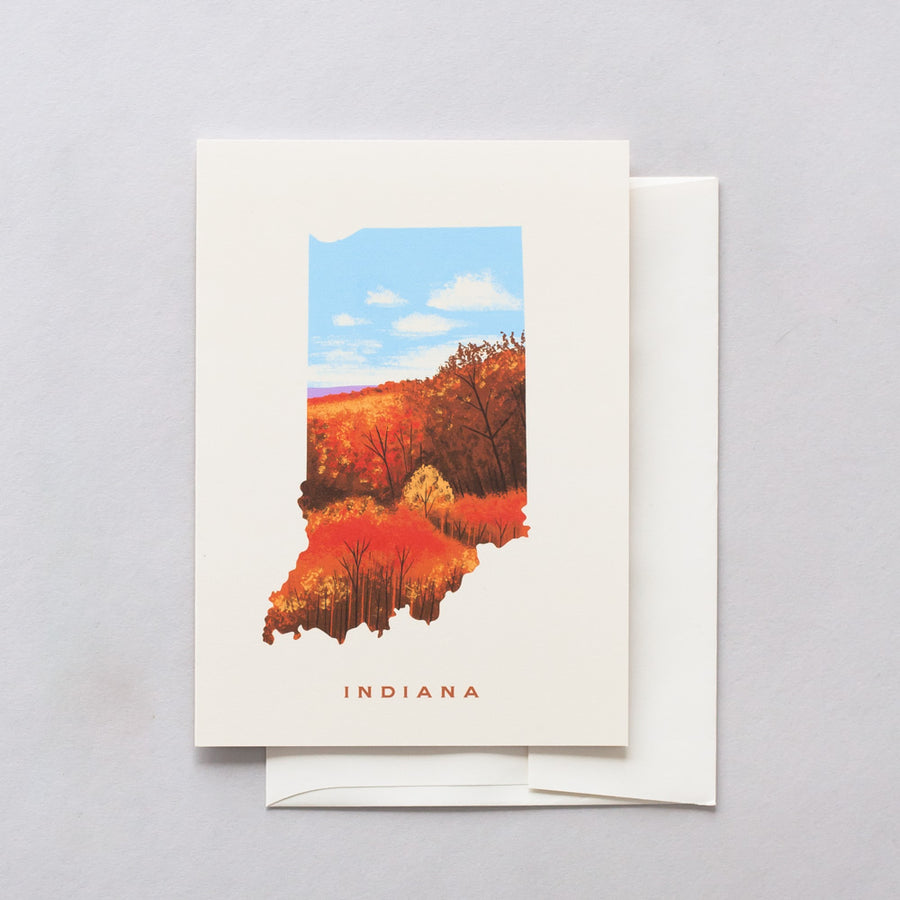 Indiana Brown County Greeting Card