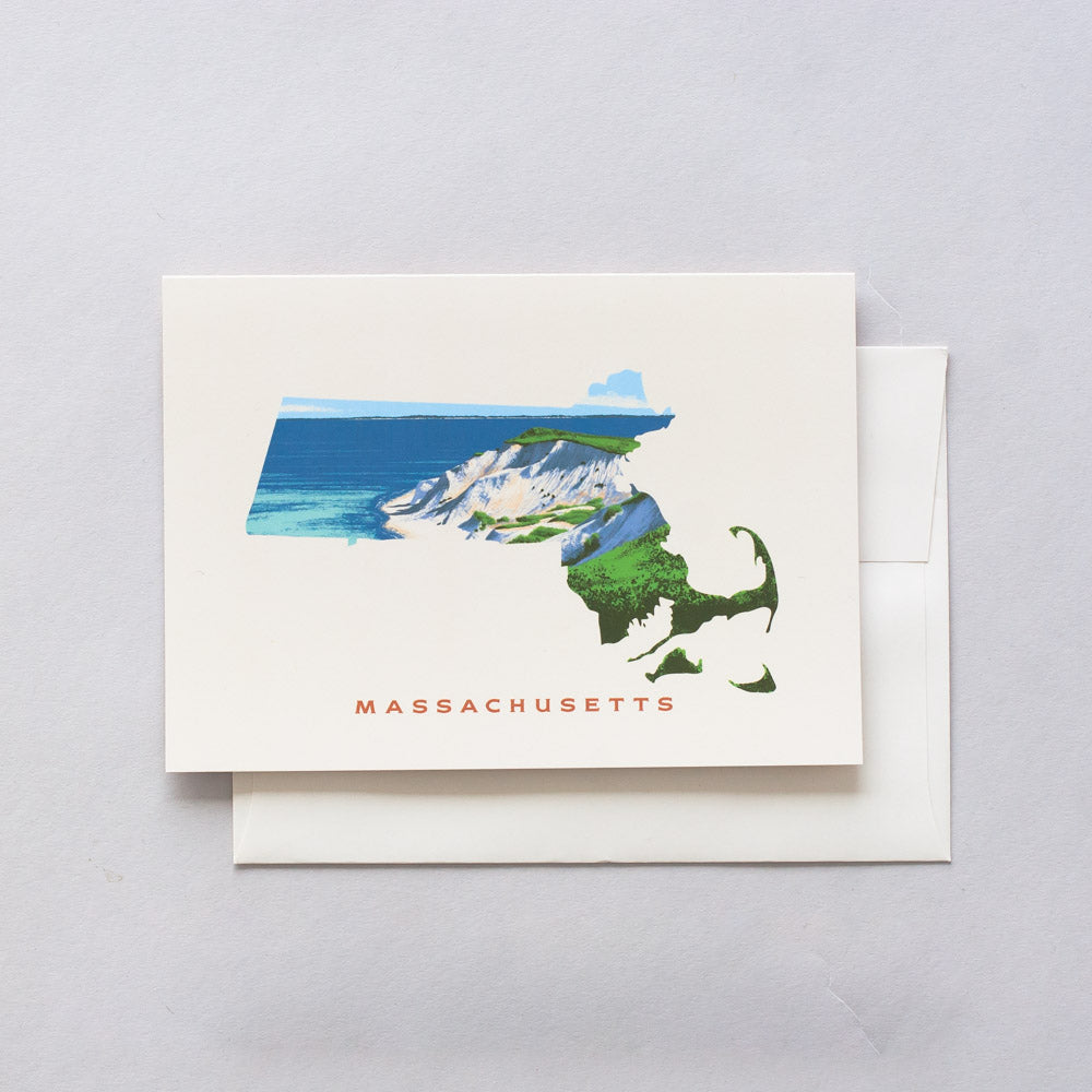 Massachusetts Greeting Card