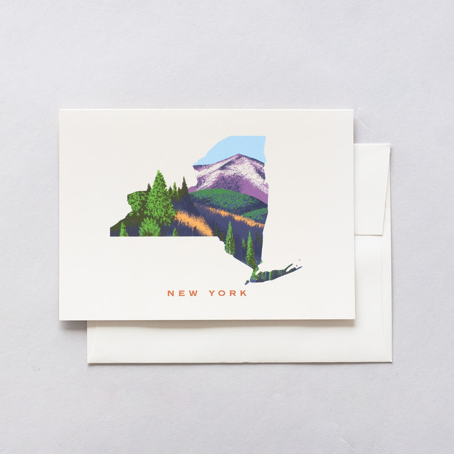 New York Adirondack Mountains Greeting Card