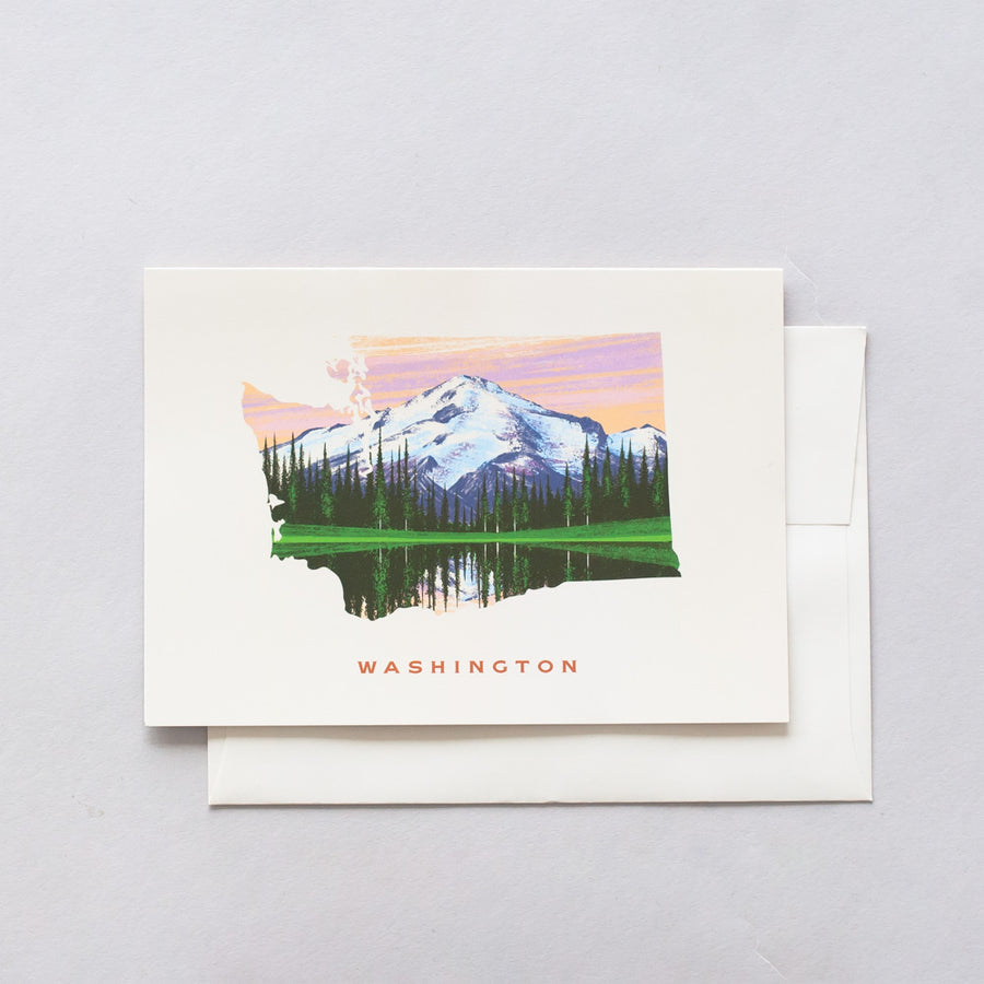 Washington Mount Rainier Greeting Card